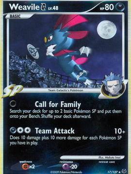 Weavile G (17/127) [Platinum: Base Set]