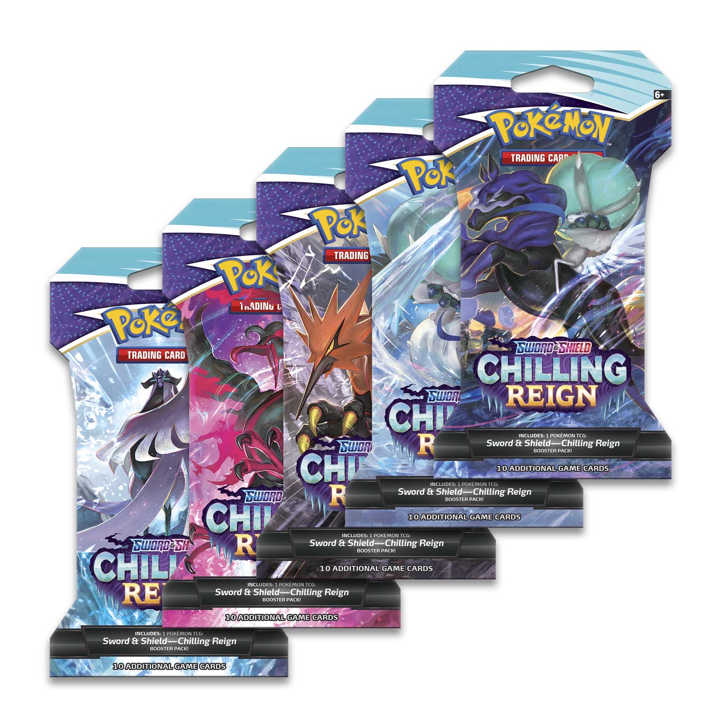 Sword & Shield: Chilling Reign - Sleeved Booster Pack
