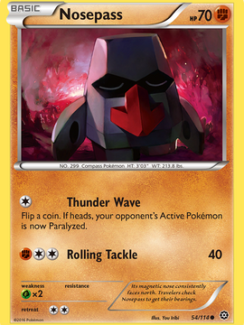 Nosepass (54/114) [XY: Steam Siege]