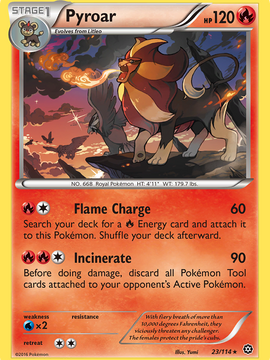 Pyroar (23/114) [XY: Steam Siege]