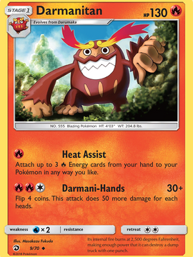 Darmanitan (9/70) [Sun & Moon: Dragon Majesty]