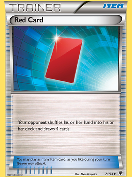 Red Card (71/83) [XY: Generations]
