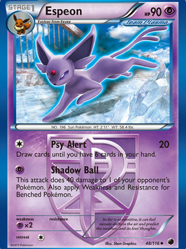 Espeon (48/116) [Black & White: Plasma Freeze]