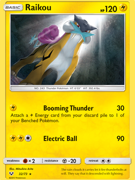 Raikou (32/73) [Sun & Moon: Shining Legends]