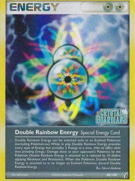 Double Rainbow Energy (88/100) (Stamped) [EX: Crystal Guardians]