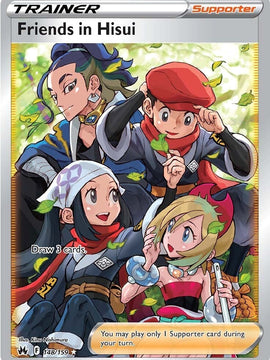 Friends in Hisui (148/159) (Full Art) [Sword & Shield: Crown Zenith]