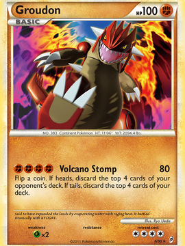 Groudon (6/95) [HeartGold & SoulSilver: Call of Legends]