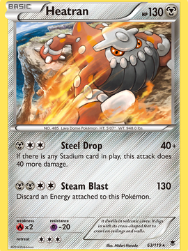 Heatran (63/119) [XY: Phantom Forces]