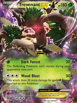 Trevenant EX (19/160) [XY: Primal Clash]