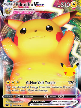 Pikachu VMAX (SWSH062) (Celebrations) [Sword & Shield: Black Star Promos]