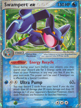 Swampert ex (98/100) [EX: Crystal Guardians]
