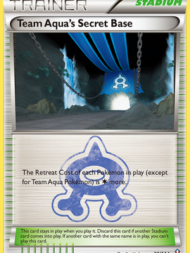 Team Aqua's Secret Base (28/34) [XY: Double Crisis]