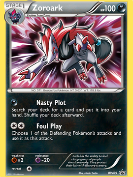 Zoroark (BW09) [Black & White: Black Star Promos]