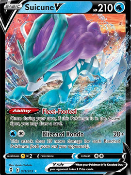 Suicune V (031/203) [Sword & Shield: Evolving Skies]