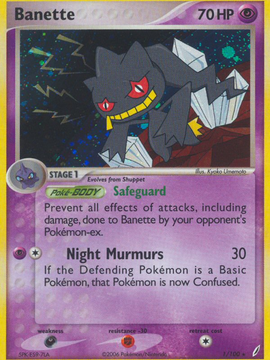 Banette (1/100) [EX: Crystal Guardians]