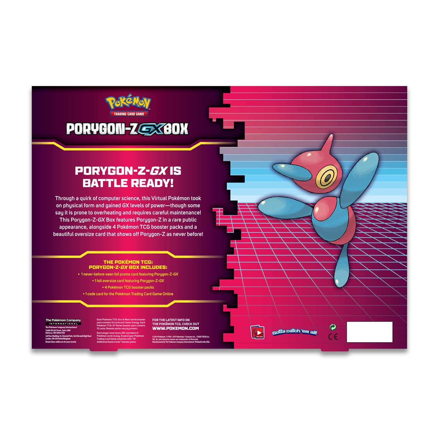 Sun & Moon: Unified Minds - Porygon-Z GX Box