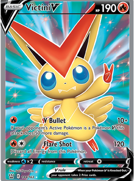Victini V (144/163) [Sword & Shield: Battle Styles]