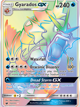 Gyarados GX (112/111) [Sun & Moon: Crimson Invasion]