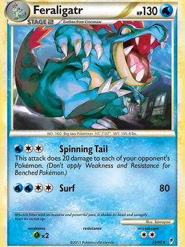 Feraligatr (25/95) [HeartGold & SoulSilver: Call of Legends]