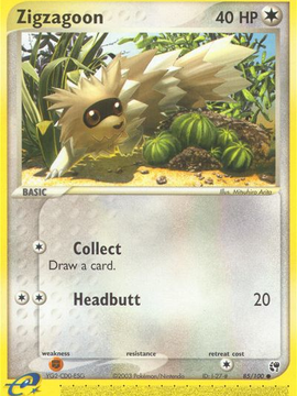 Zigzagoon (85/100) [EX: Sandstorm]