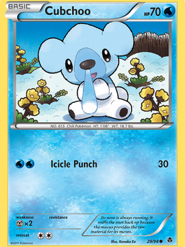 Cubchoo (29/98) [Black & White: Emerging Powers]