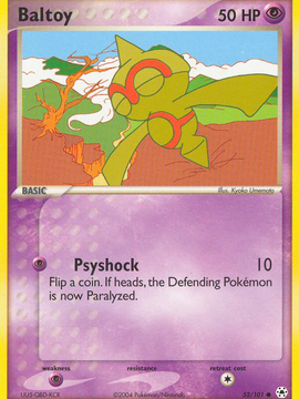 Baltoy (52/101) [EX: Hidden Legends]