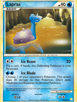 Lapras (24/123) [HeartGold & SoulSilver: Base Set]