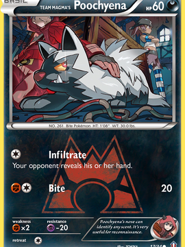 Team Magma's Poochyena (17/34) [XY: Double Crisis]