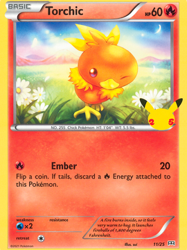 Torchic (11/25) [McDonald's 25th Anniversary]