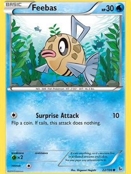 Feebas (22/106) [XY: Flashfire]