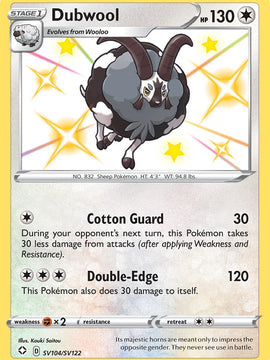 Dubwool (SV104/SV122) [Sword & Shield: Shining Fates]
