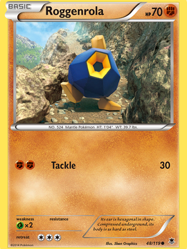 Roggenrola (48/119) [XY: Phantom Forces]
