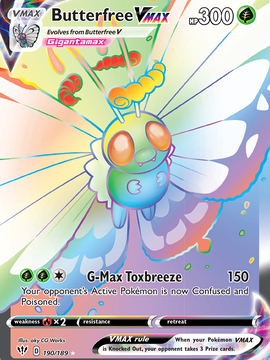 Butterfree VMAX (190/189) [Sword & Shield: Darkness Ablaze]