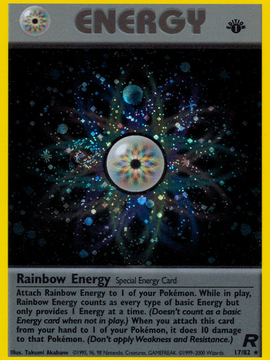Rainbow Energy (17/82) [Team Rocket 1st Edition]