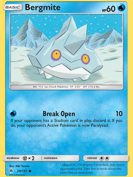 Bergmite (29/131) [Sun & Moon: Forbidden Light]