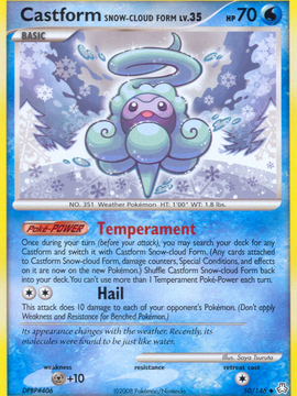 Castform Snow-cloud Form (50/146) [Diamond & Pearl: Legends Awakened]