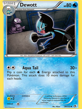 Dewott (38/113) [Black & White: Legendary Treasures]