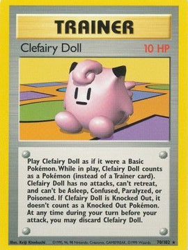 Clefairy Doll (70/102) [Base Set Unlimited]