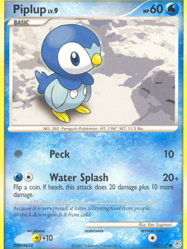 Piplup (93/130) [Diamond & Pearl: Base Set]