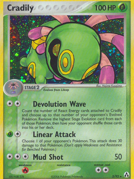 Cradily (3/92) [EX: Legend Maker]