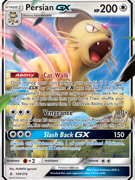 Persian GX (149/214) [Sun & Moon: Unbroken Bonds]