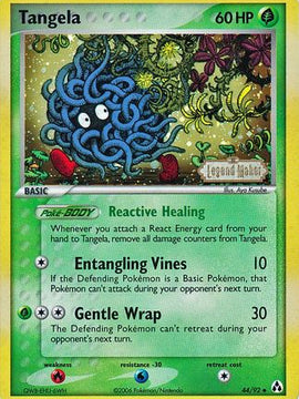 Tangela (44/92) (Stamped) [EX: Legend Maker]