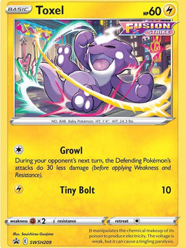 Toxel (SWSH209) [Sword & Shield: Black Star Promos]