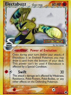 Electabuzz (29/101) (Delta Species) (Stamped) [EX: Dragon Frontiers]