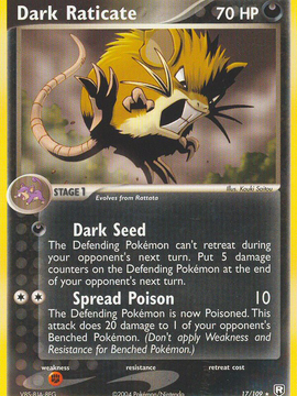 Dark Raticate (17/109) [EX: Team Rocket Returns]