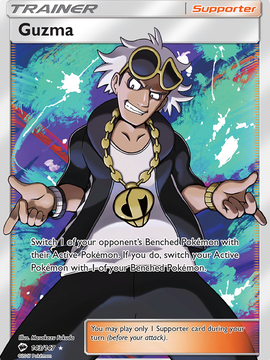 Guzma (143/147) [Sun & Moon: Burning Shadows]