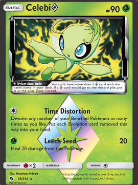 Celebi ◇ (19) [Lost Thunder] Holofoil