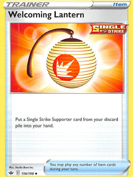 Welcoming Lantern (156/198) [Sword & Shield: Chilling Reign]