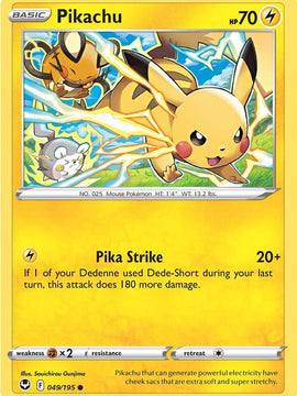 Pikachu (049/195) [Sword & Shield: Silver Tempest]