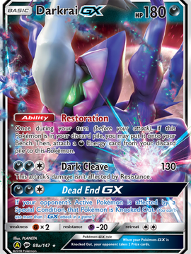 Darkrai GX (88a/147) [Alternate Art Promos]